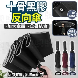 十骨黑膠自動傘 大傘面 晴雨傘 一鍵自動收開 防風 人體工學手把 歷史價格詳細信息