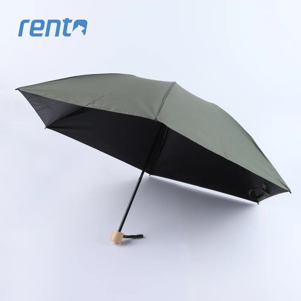 【rento】日式超輕黑膠蝴蝶晴雨傘_薄墨灰 歷史價格詳細信息