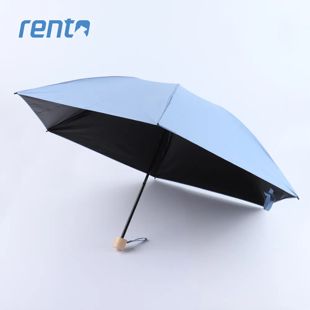 【rento】日式超輕黑膠蝴蝶晴雨傘_薄墨灰 歷史價格詳細信息