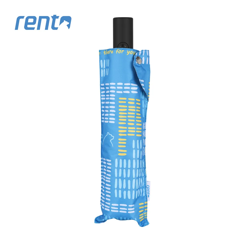 【rento】防曬黑膠安全自動傘-線條(藍) 歷史價格詳細信息