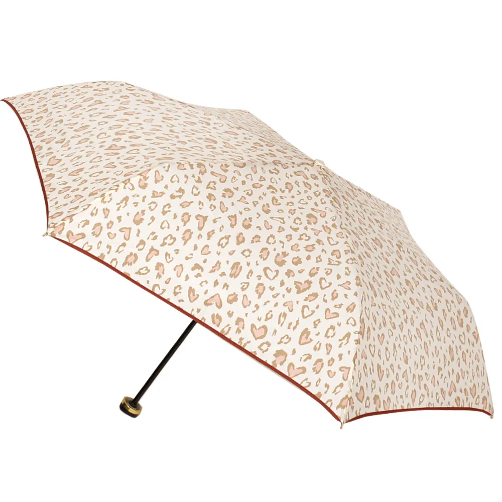 【2mm】甜蜜豹紋 晴雨兩用輕量手開傘 (深藍) 歷史價格詳細信息