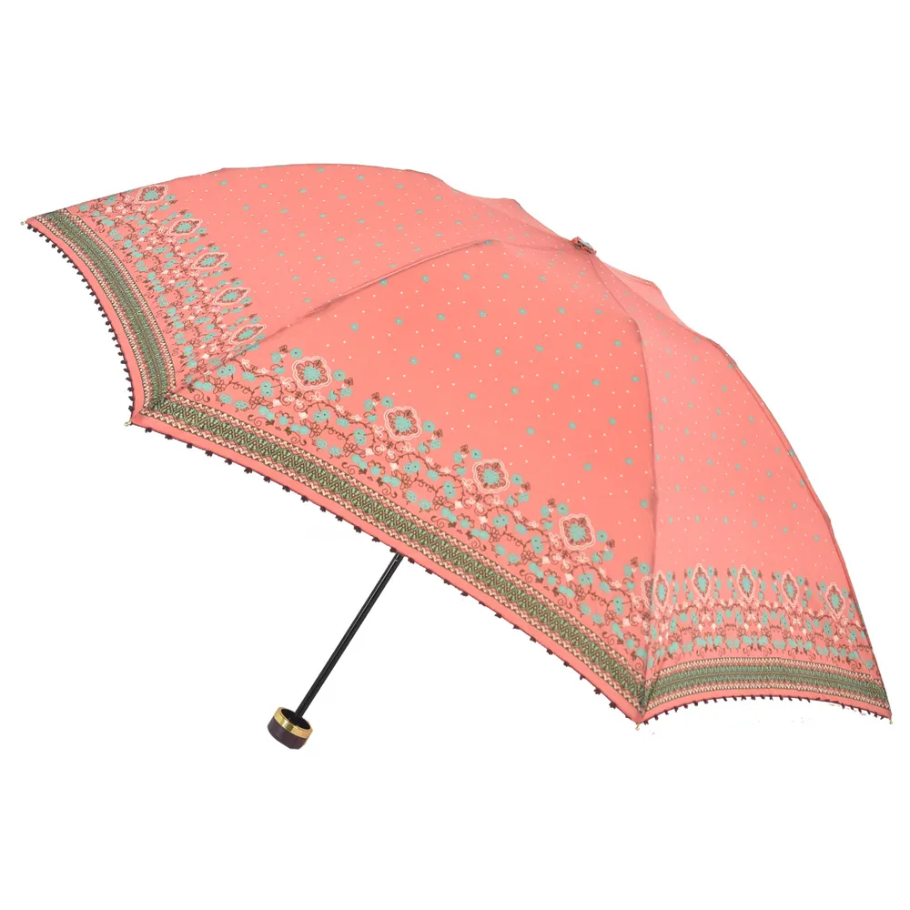 【2mm】百花絮語 晴雨兩用抗UV輕量手開傘 (橘底雛菊) 歷史價格詳細信息