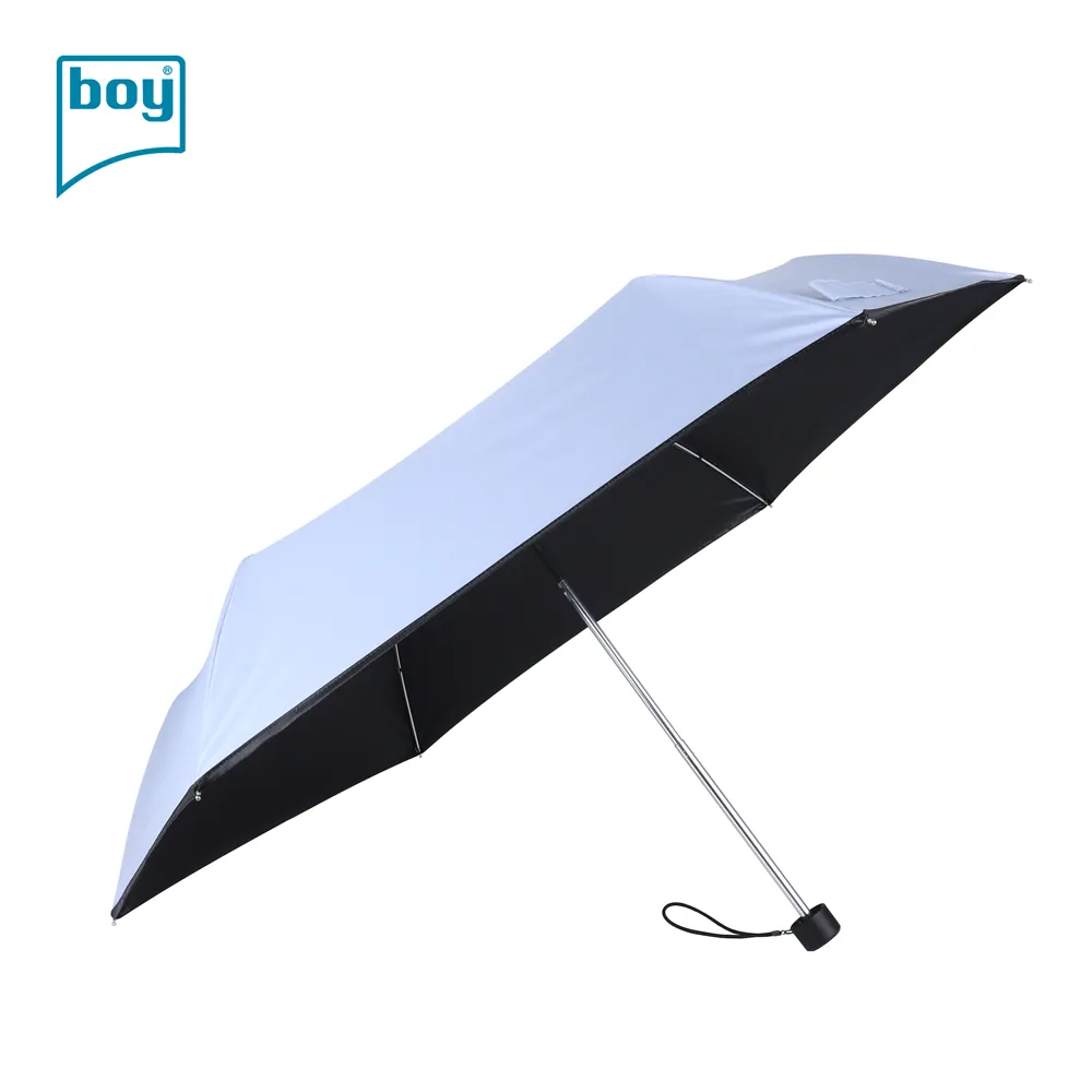 【boy】三折超輕黑膠防曬晴雨傘_鈴藍紫 歷史價格詳細信息