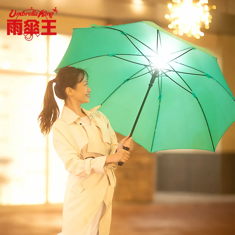 雨傘王《BigRed SPOTLIGHT發光傘》官方旗艦店 27吋大傘面直傘長傘 一開即亮 LED發光 終身免費維修 歷史價格詳細信息