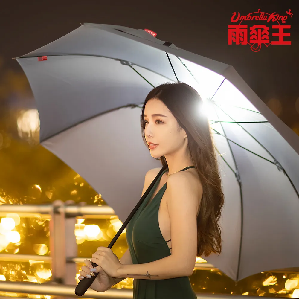 雨傘王《BigRed SPOTLIGHT發光傘》官方旗艦店 27吋大傘面直傘長傘 一開即亮 LED發光 終身免費維修 歷史價格詳細信息