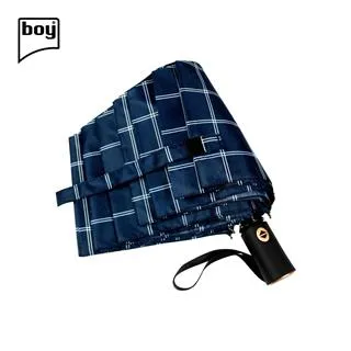 【德國boy】抗UV三折防風晴雨傘_拼接-石墨黑 抗風 折疊傘 男傘 手動 歷史價格詳細信息