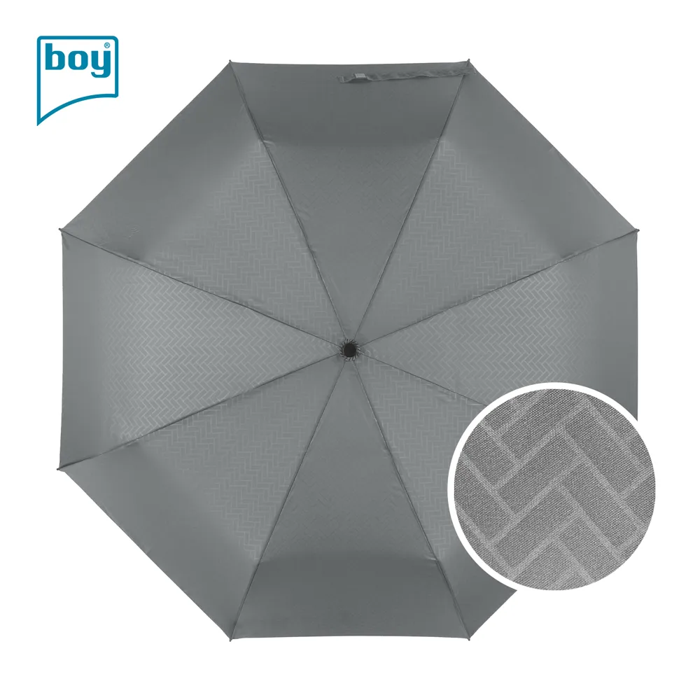 【德國boy】三折防風晴雨傘_(幾何-石板灰) 歷史價格詳細信息