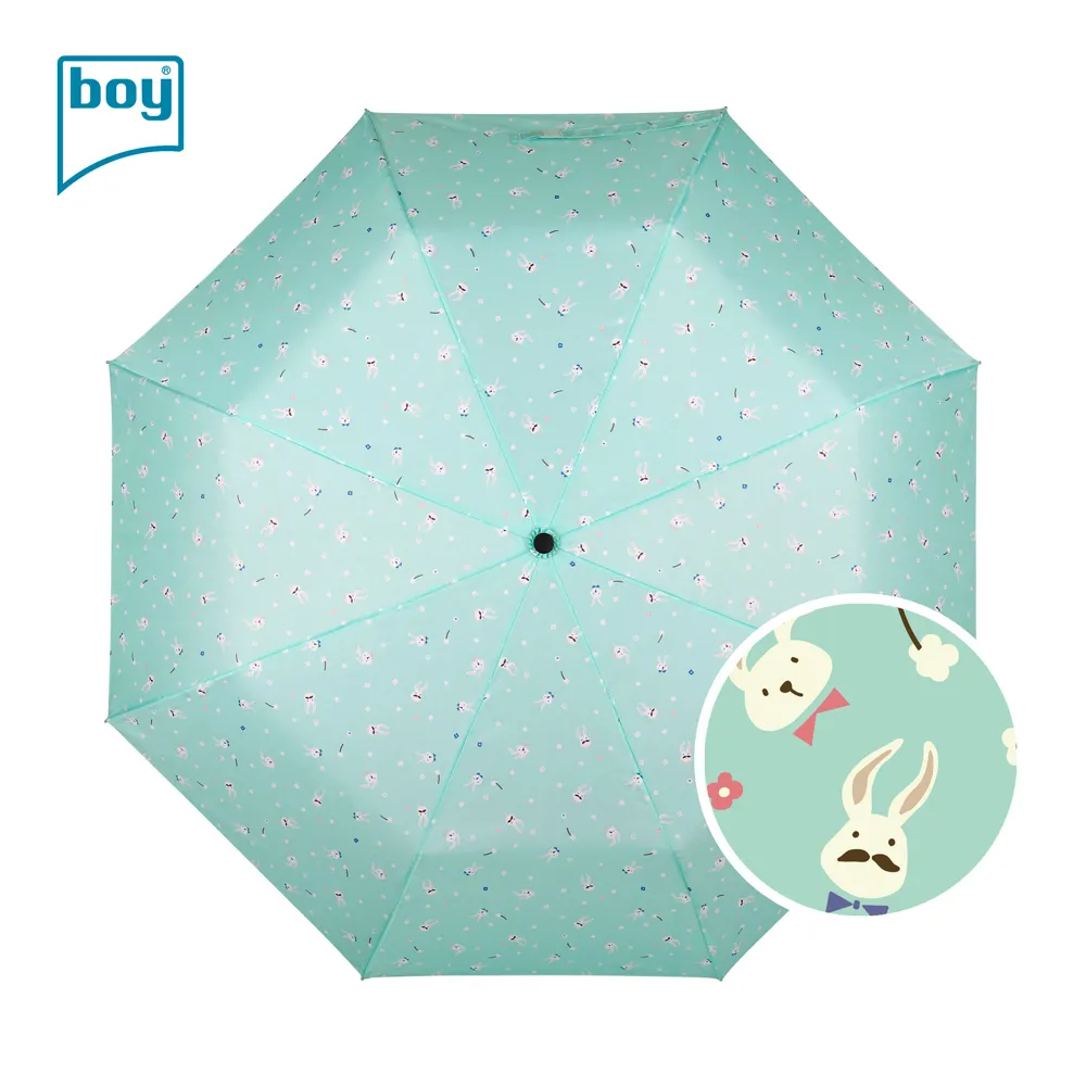 【德國boy】UPF45 大傘面都市印象傘_兔子家族 晴雨傘 大傘面 抗UV 可愛 推薦 歷史價格詳細信息