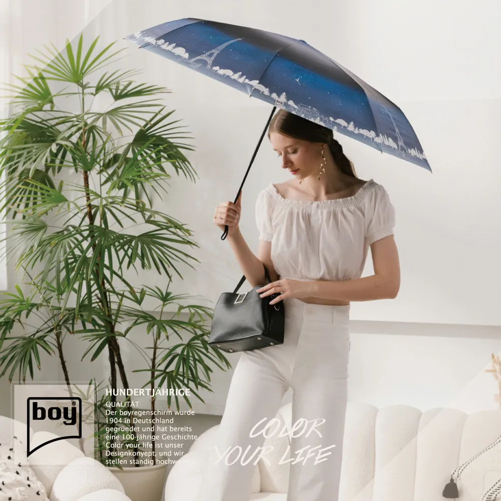 【德國boy】全遮光防曬晴雨傘 印象布蕾拉 (藍) 藝術 分刷 漸層 防曬 隔熱 抗uv 黑膠 歷史價格詳細信息