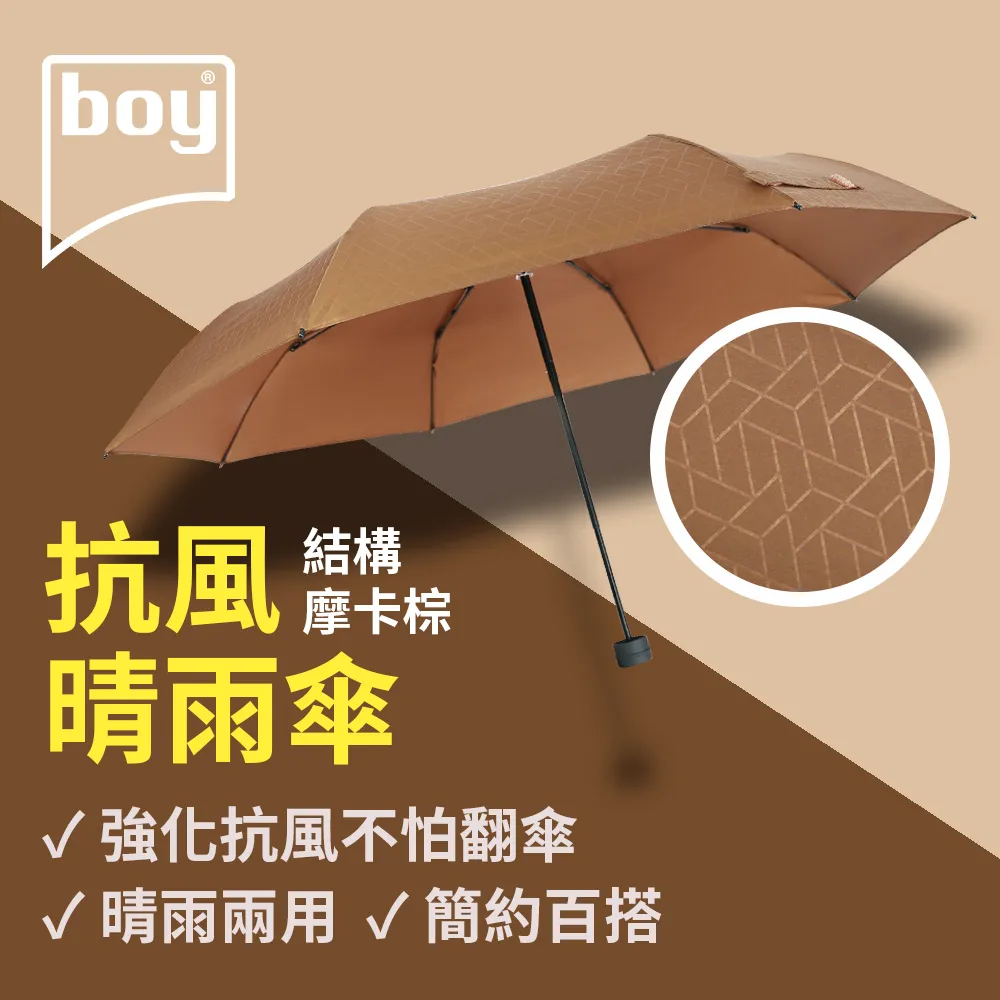 【德國boy】三折防風晴雨傘_(幾何-石板灰) 歷史價格詳細信息