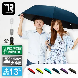 【TDN】超大傘面極度強悍黑膠防雷傘防風抗UV自動傘6283S 歷史價格詳細信息