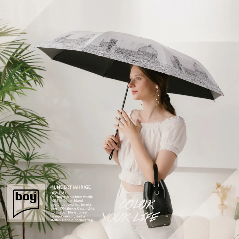 【德國boy】全遮光防曬晴雨傘 印象布蕾拉 (藍) 藝術 分刷 漸層 防曬 隔熱 抗uv 黑膠 歷史價格詳細信息