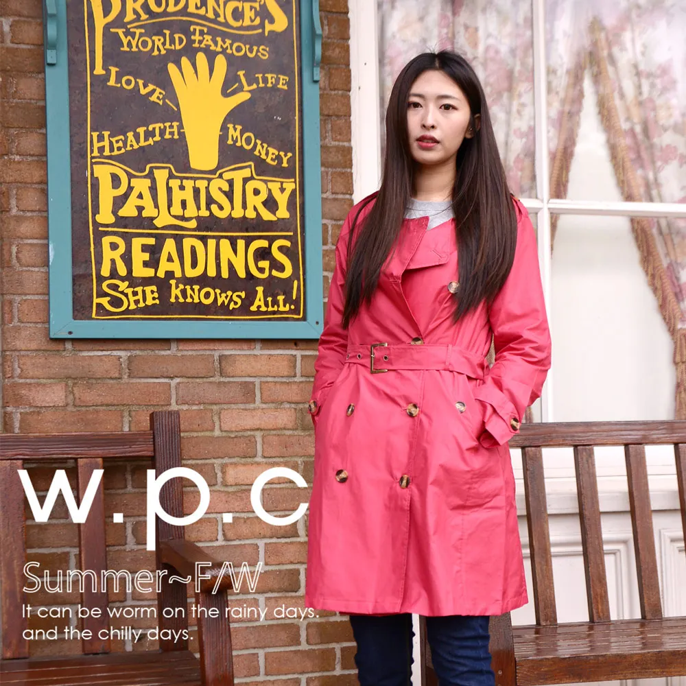 【w.p.c】baby style。時尚雨衣/風衣(R1002)_深藍點點 歷史價格詳細信息