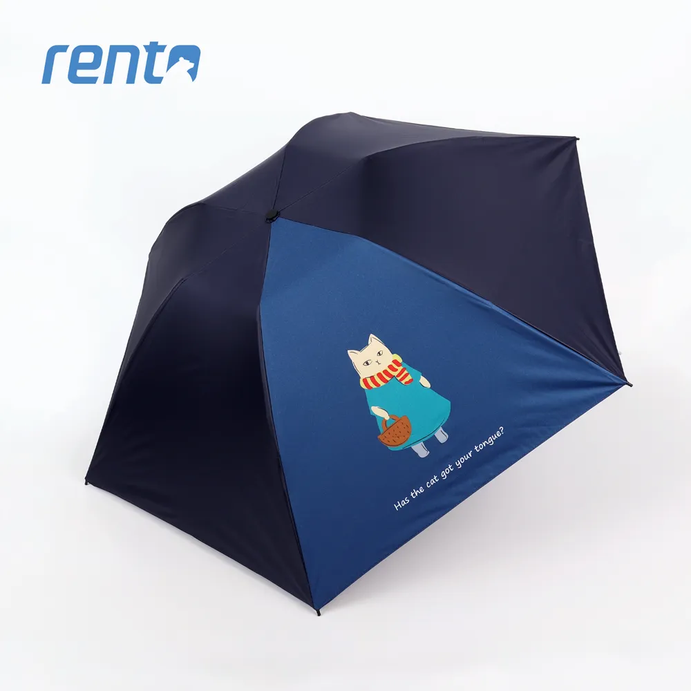 【rento】日式超輕黑膠蝴蝶晴雨傘_薄墨灰 歷史價格詳細信息