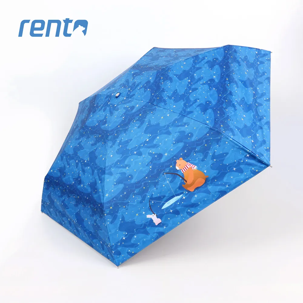 【rento】MINI不鏽鋼黑膠晴雨傘-仰望星空 (藍綠) 歷史價格詳細信息