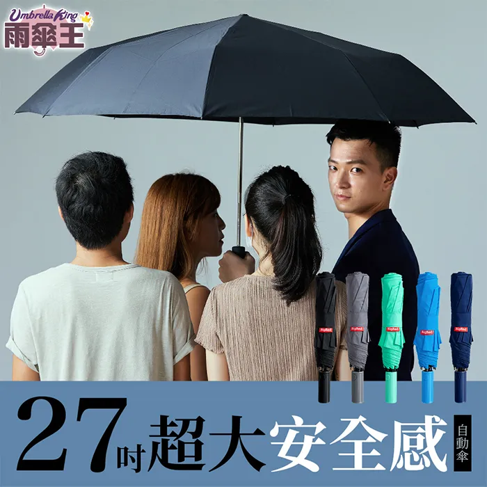 雨傘王《BigRed 安全感2.0》27吋自動傘-黃色 歷史價格詳細信息
