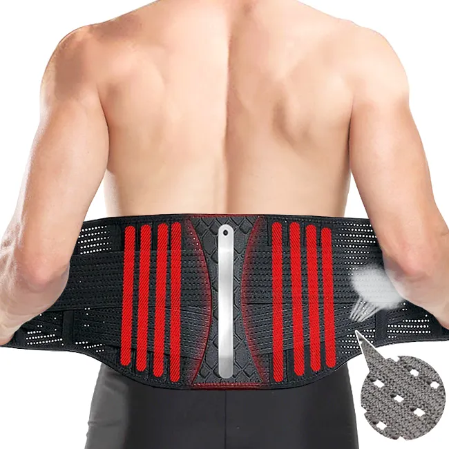 鋼板護腰帶 舒適透氣支撐護腰腰帶 腰椎護腰支撐減壓護腰 歷史價格詳細信息