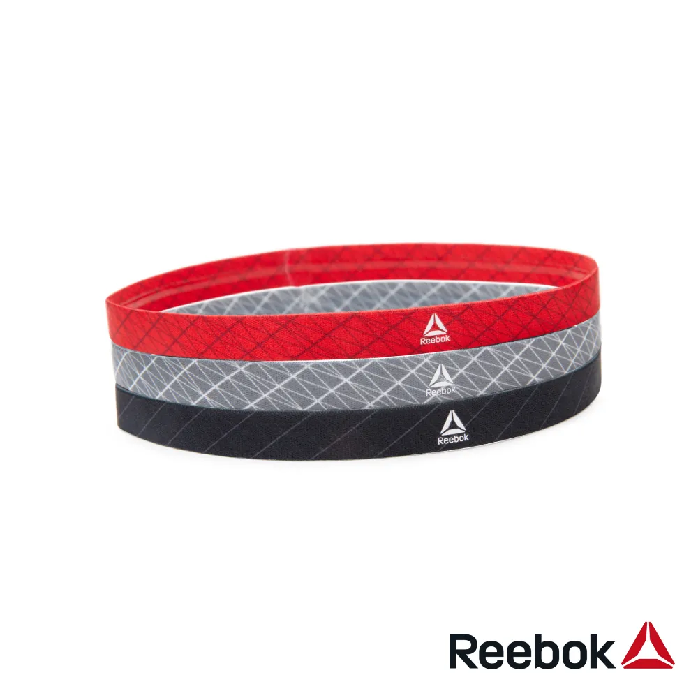 Reebok 運動髮帶三件組(藍、粉、灰) 歷史價格詳細信息