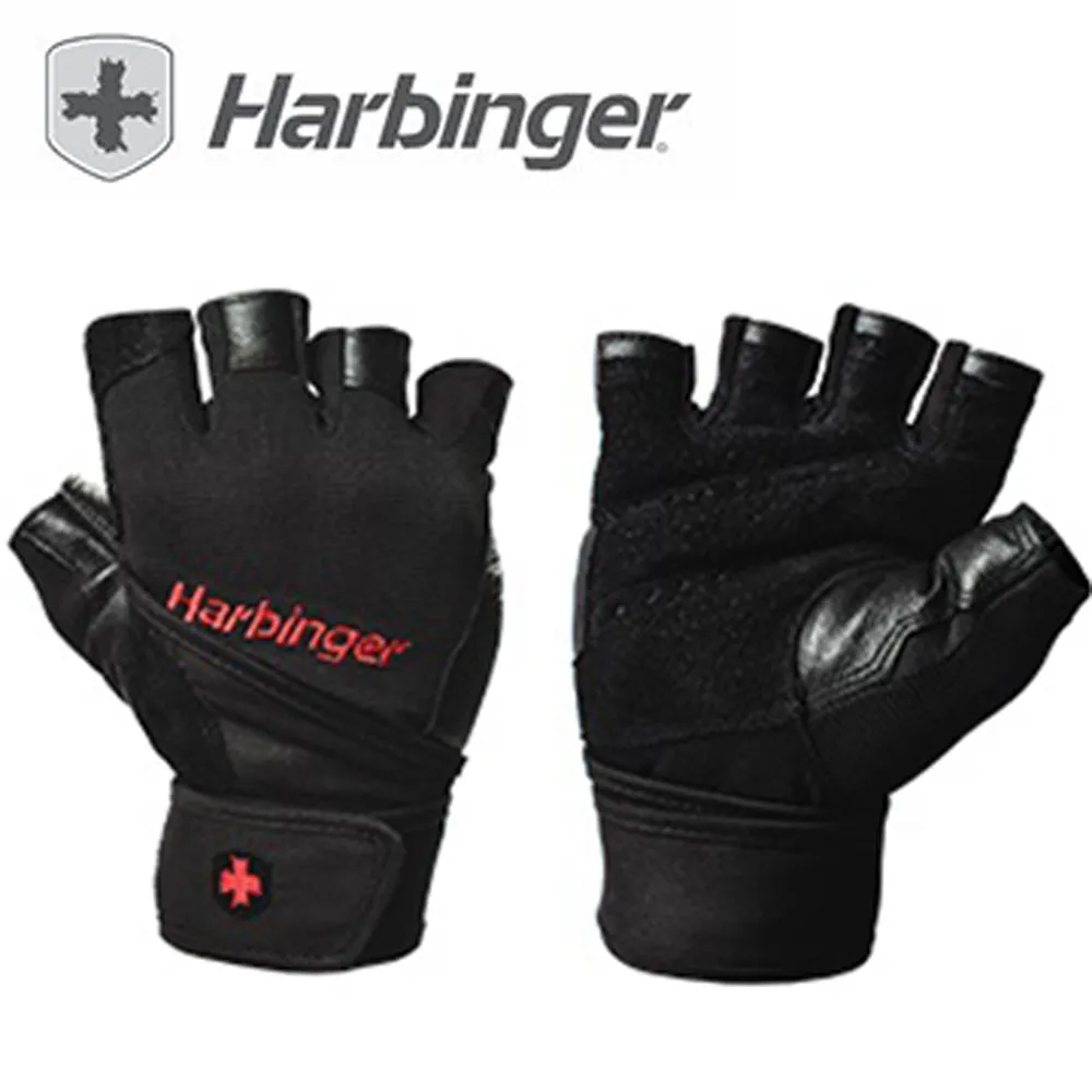【HARBINGER】Pro Men Gloves 重訓/健身用專業護腕手套 162 黑/藍 歷史價格詳細信息