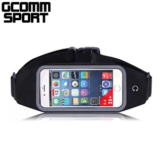 GCOMM SPORT 穿戴式音樂防汗水運動腰包4.8吋通用 經典黑 歷史價格詳細信息