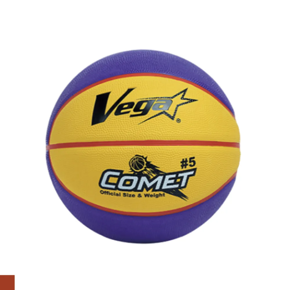 VEGA OBR-511 紫X黃X橘 COMET橡膠籃球【五號球，附球針，可加價送球袋】 歷史價格詳細信息