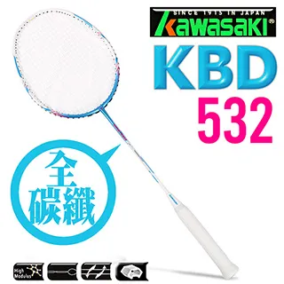 Kawasaki KBD533 全碳纖維超輕量比賽級羽球拍(黑/紅) 歷史價格詳細信息