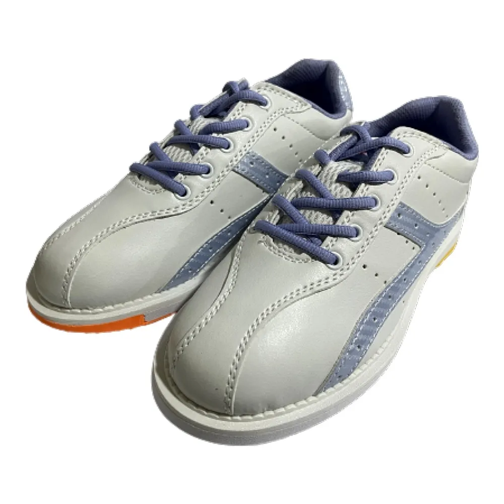 【DJ80嚴選】LANEWOLF[旋鈕鞋帶+雙換底]袋鼠皮保齡球鞋-藍銀色(大全配MAX附4底+3跟+專屬2鞋套+雙鞋撐) 歷史價格詳細信息