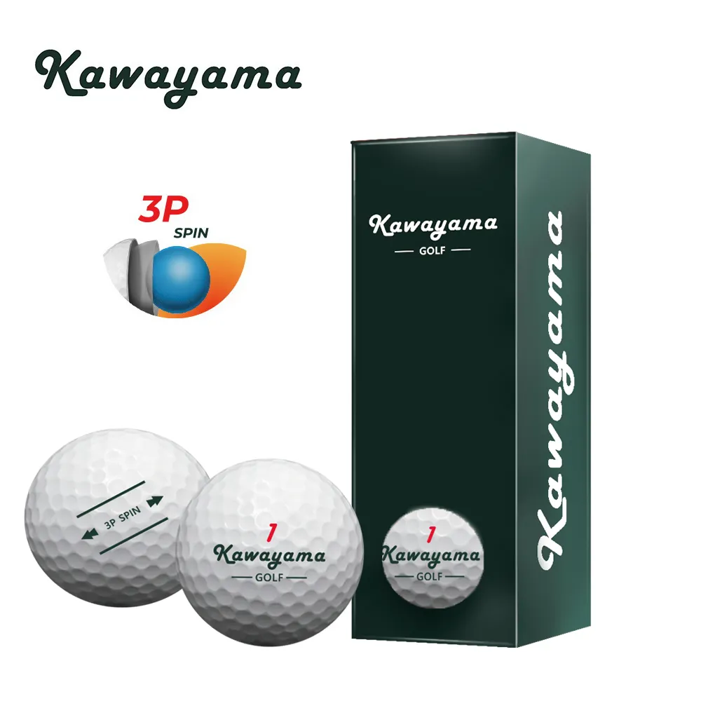 Kawayama GOLF 川山高爾夫球(有球必in系列)3層球(1打12顆) 歷史價格詳細信息