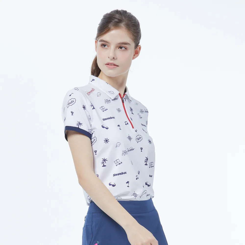Snowbee 司諾比 女士高尚黑白長袖POLO衫(防曬 保暖 高爾夫球衫 球衣 運動 登山 騎車) 歷史價格詳細信息