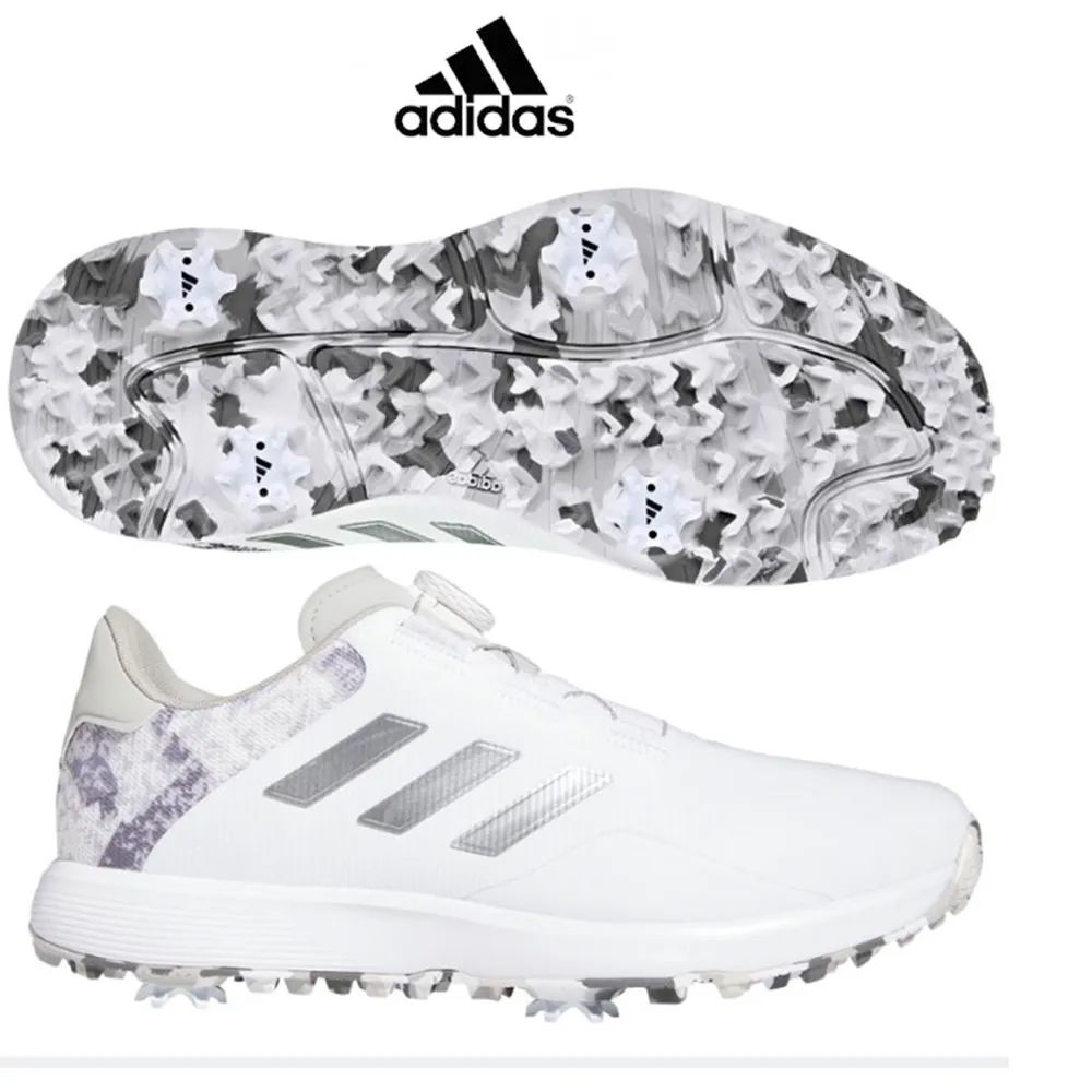 Adidas S2G SL LEATHER 高爾夫/休閒兩用鞋 無釘款 白 ID8699 歷史價格詳細信息