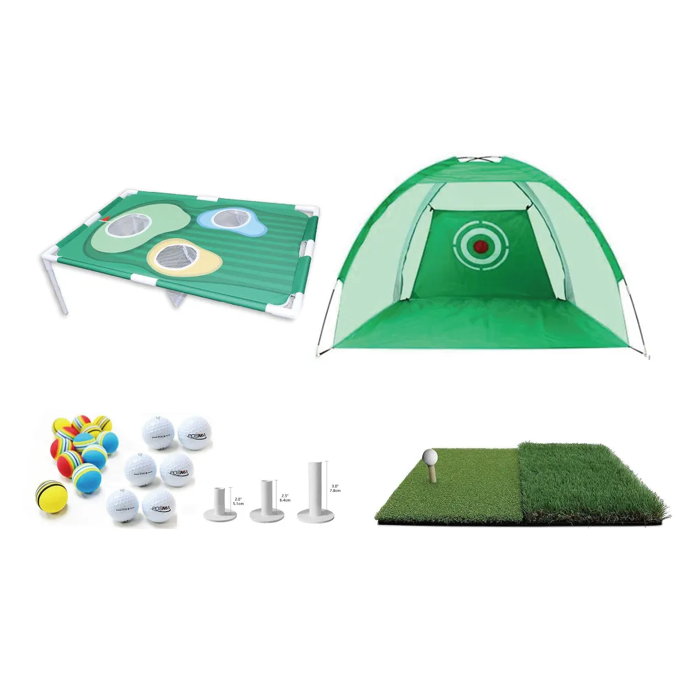 Posma高爾夫沙包投擲板 高爾夫揮桿練習網 連3個橡膠球托,12 入室內EVA 球 CN140A 歷史價格詳細信息