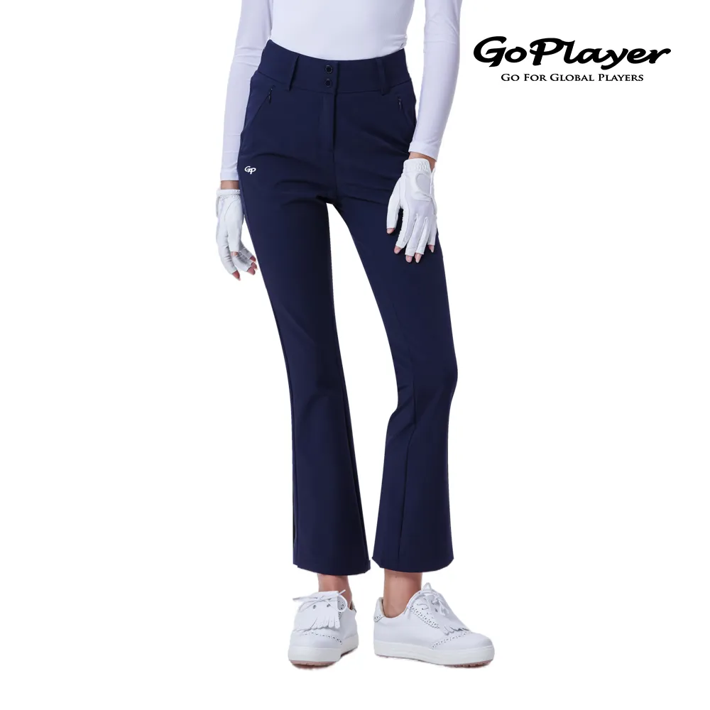 【GoPlayer】彈性腰圍快乾高爾夫長褲-皇室藍(男高爾夫運動速乾免燙彈力Golf球褲) 歷史價格詳細信息