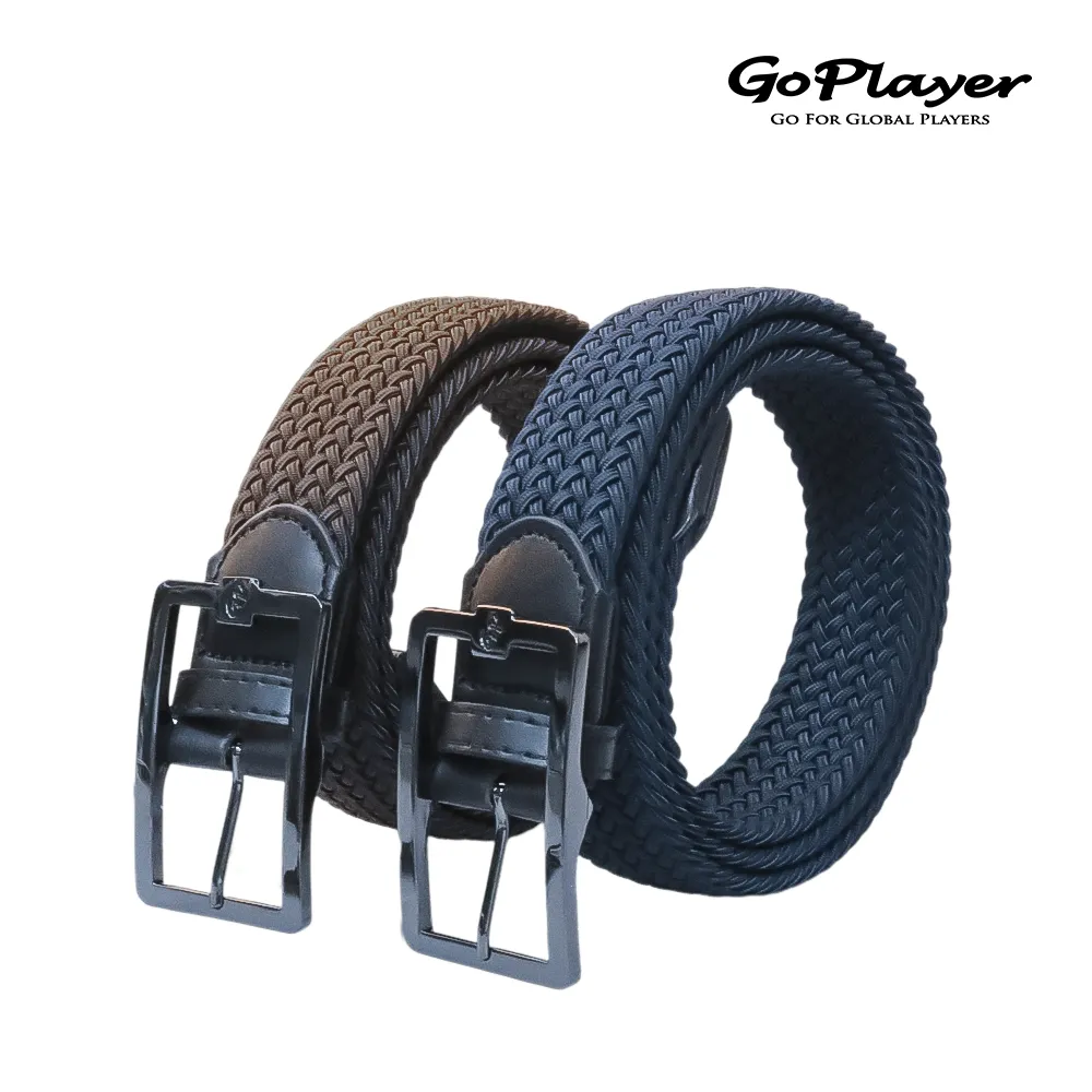 GoPlayer男高爾夫鬆緊皮帶-黑.白 歷史價格詳細信息