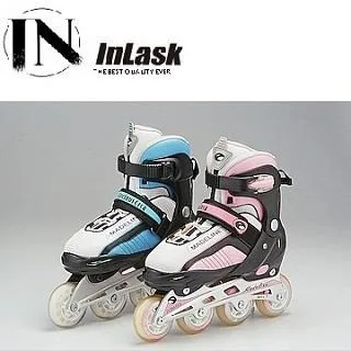 英萊斯克鋁底座伸縮溜冰鞋 (黑/紅) 歷史價格詳細信息