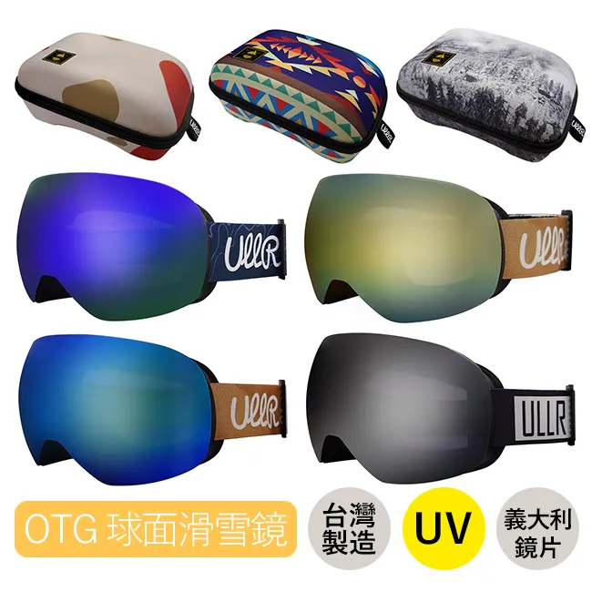 滑雪風鏡 小臉款 義大利鍍膜鏡片 硬質風鏡盒 ULLR 台灣 雪鏡組 歷史價格詳細信息