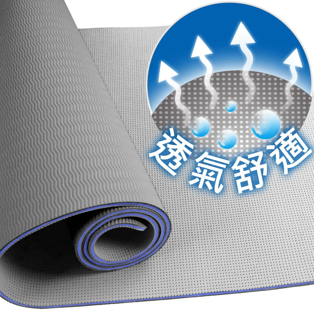 Yenzch 伸展瑜珈墊/TPE(時尚灰 厚6.5mm) RM-11104《贈外背袋》 歷史價格詳細信息