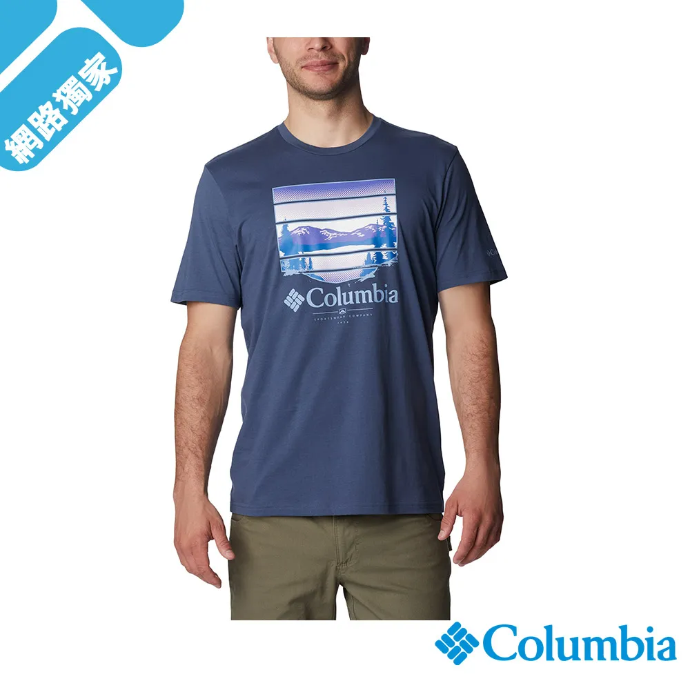 Columbia哥倫比亞 男款- LOGO短袖上衣-黑色 UAO29590BK (2023春夏) 歷史價格詳細信息