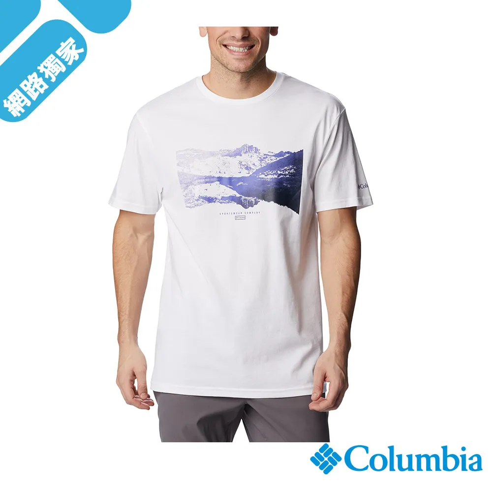 Columbia哥倫比亞 男款- LOGO短袖上衣-黑色 UAO29590BK (2023春夏) 歷史價格詳細信息