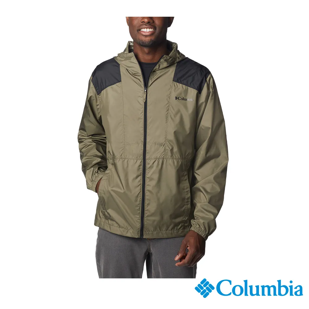 Columbia 哥倫比亞 男款-防小雨風衣-軍綠 UKE39720AG (2023春夏) 歷史價格詳細信息