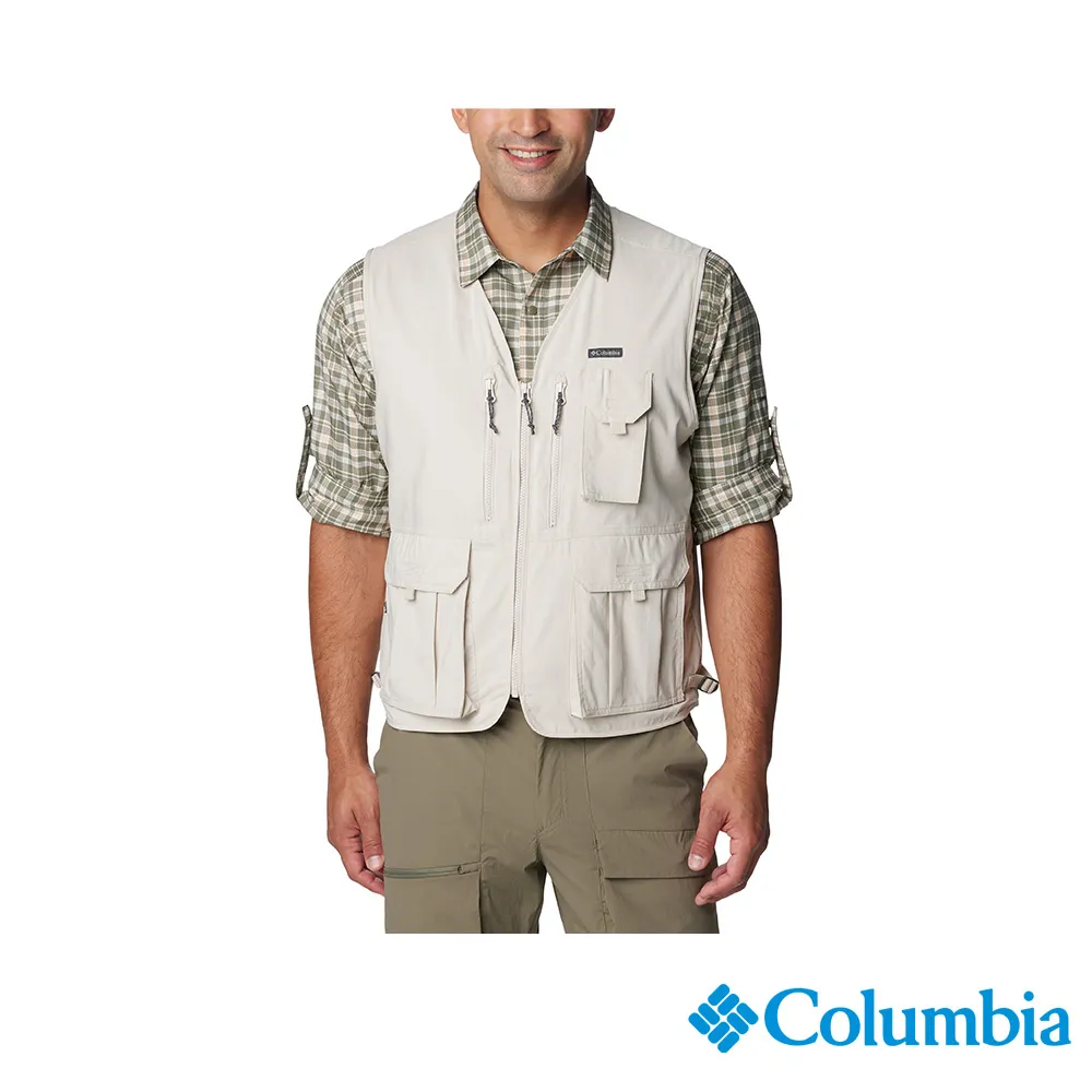 Columbia 哥倫比亞 男款-UPF50防曬快排背心-軍綠色 UAE51850AG (2024春夏) 歷史價格詳細信息