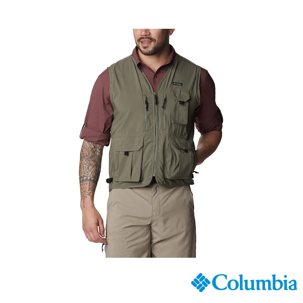 Columbia 哥倫比亞 男款-UPF50防曬快排背心-軍綠色 UAE51850AG (2024春夏) 價格比較,價格查詢,歷史價格詳細信息