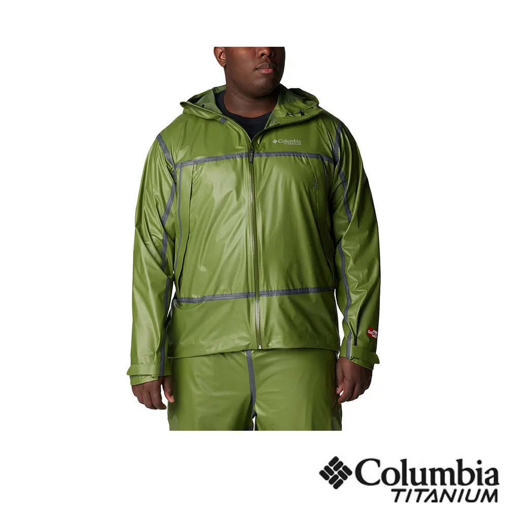 Columbia哥倫比亞 男款-鈦 Outdry 零滲透彈性防水外套-螢光綠  UWE13320FG 歷史價格詳細信息