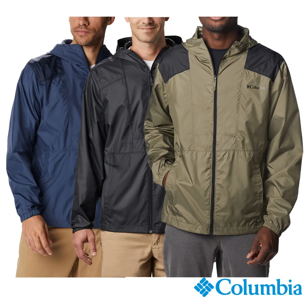 Columbia 哥倫比亞 男款-防小雨風衣-軍綠 UKE39720AG (2023春夏) 歷史價格詳細信息