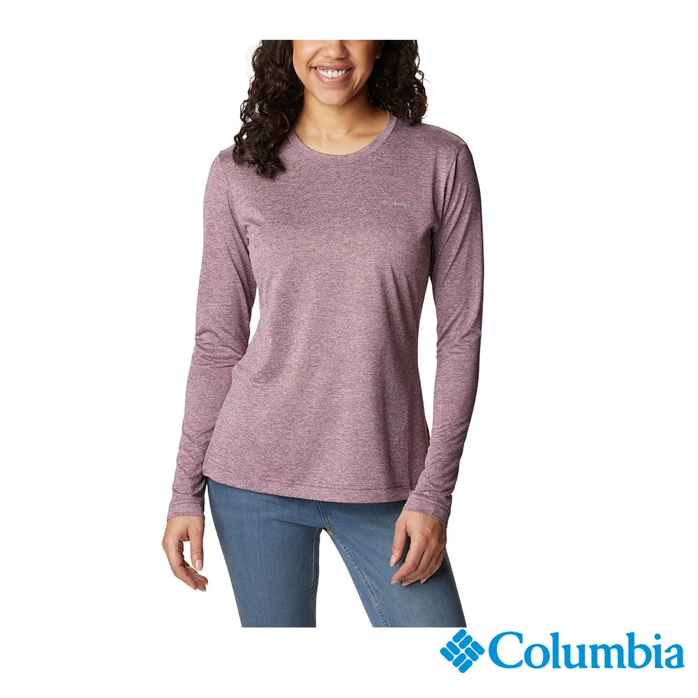 【Columbia 哥倫比亞】女款-Columbia Hike™快排長袖上衣-莓果色(UAR08930XPHF) 歷史價格詳細信息