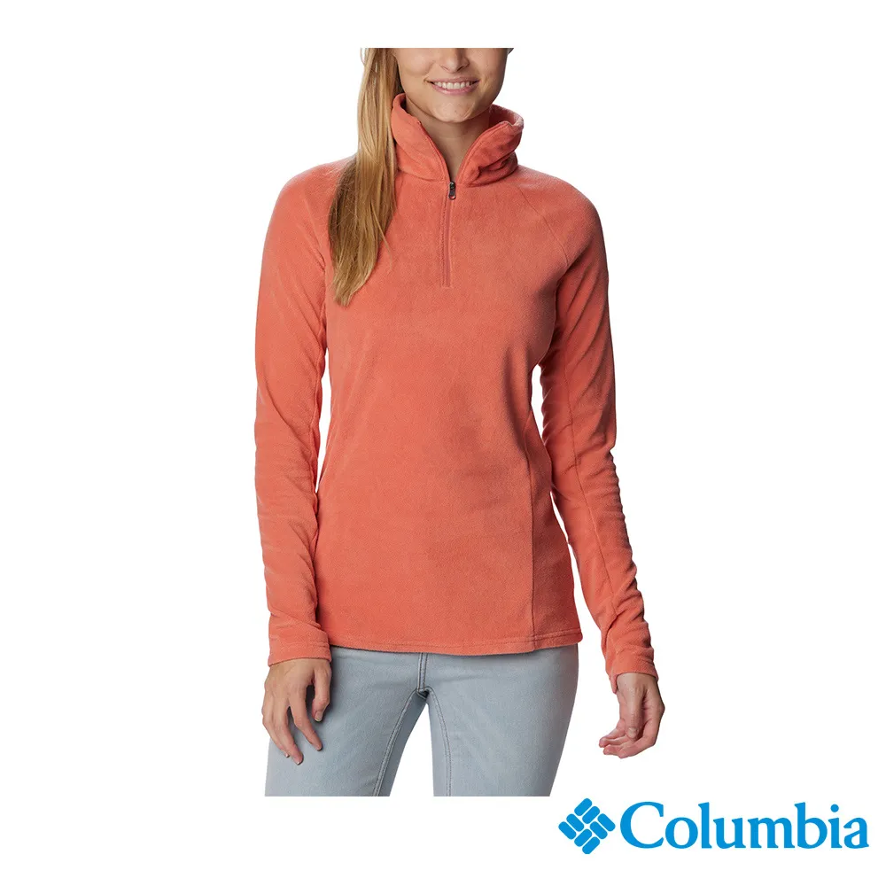 Columbia 哥倫比亞 女款 - Glacial™ 半開襟刷毛上衣-海水綠 UAR11310SE-HF 歷史價格詳細信息