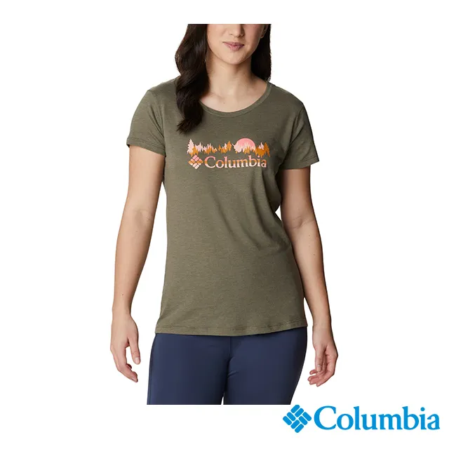 Columbia 哥倫比亞 女款-LOGO 短袖上衣-白色 UAR31200WT 歷史價格詳細信息