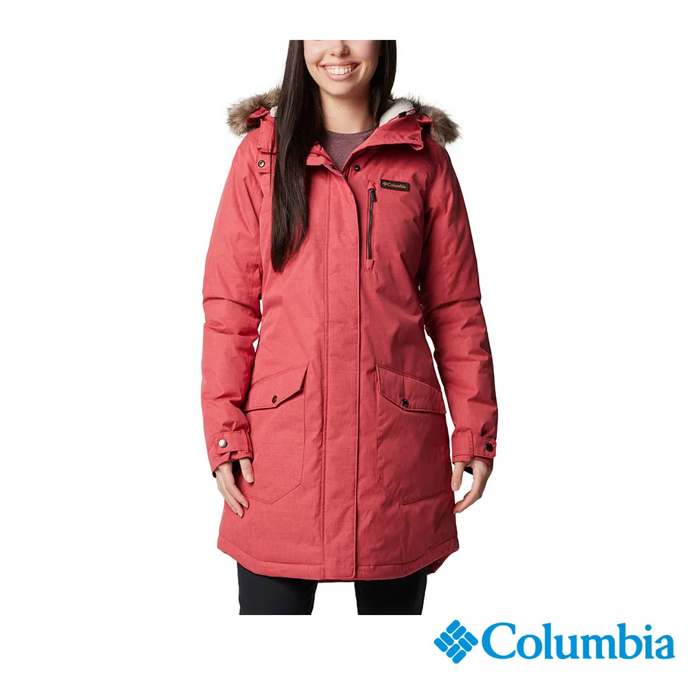 【Columbia 哥倫比亞】女款-防潑保暖長版外套-深紅色(UWR08850CV/IF) 歷史價格詳細信息