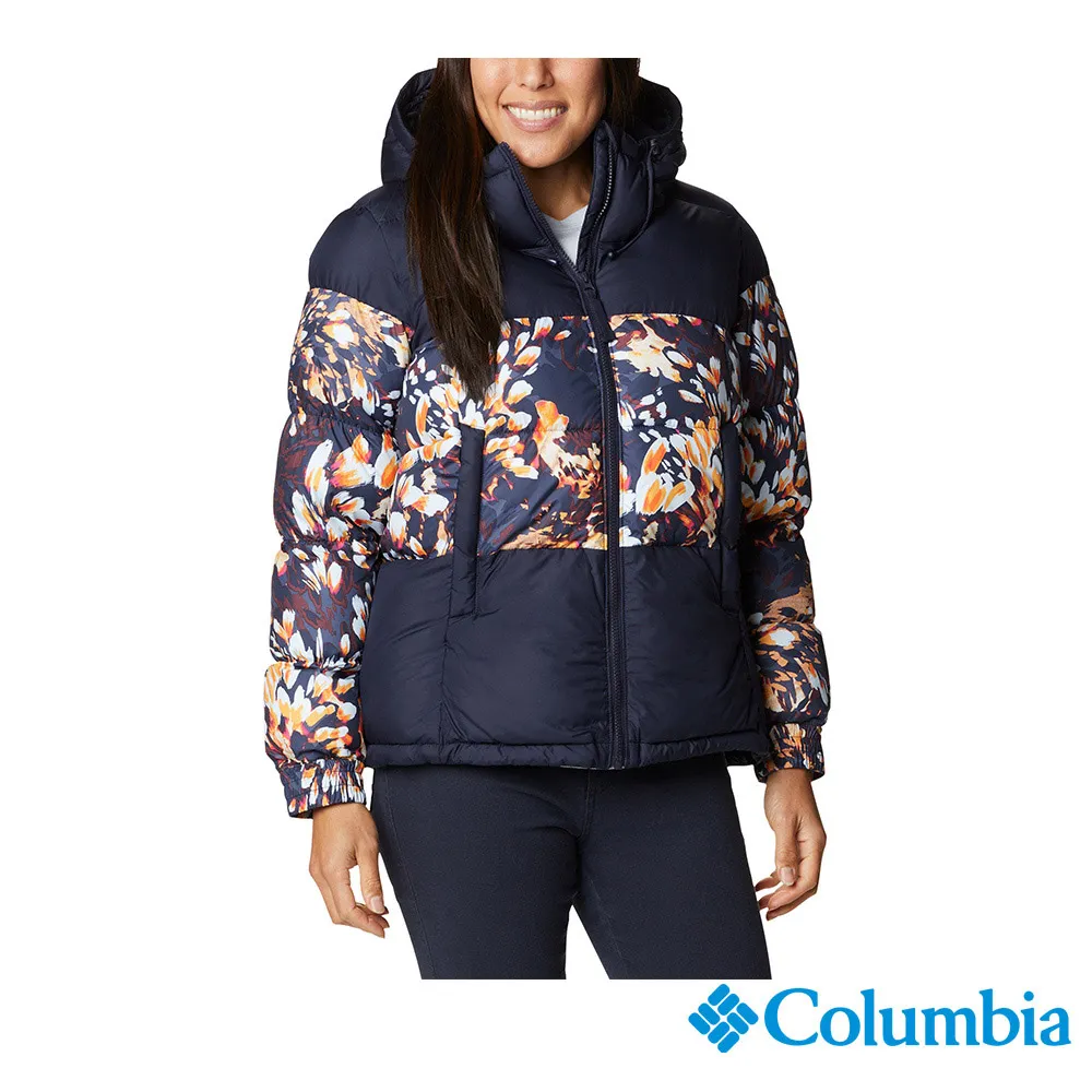 Columbia 哥倫比亞 女款-保暖連帽外套-黑色印花 UWR02970FD / FW22 歷史價格詳細信息