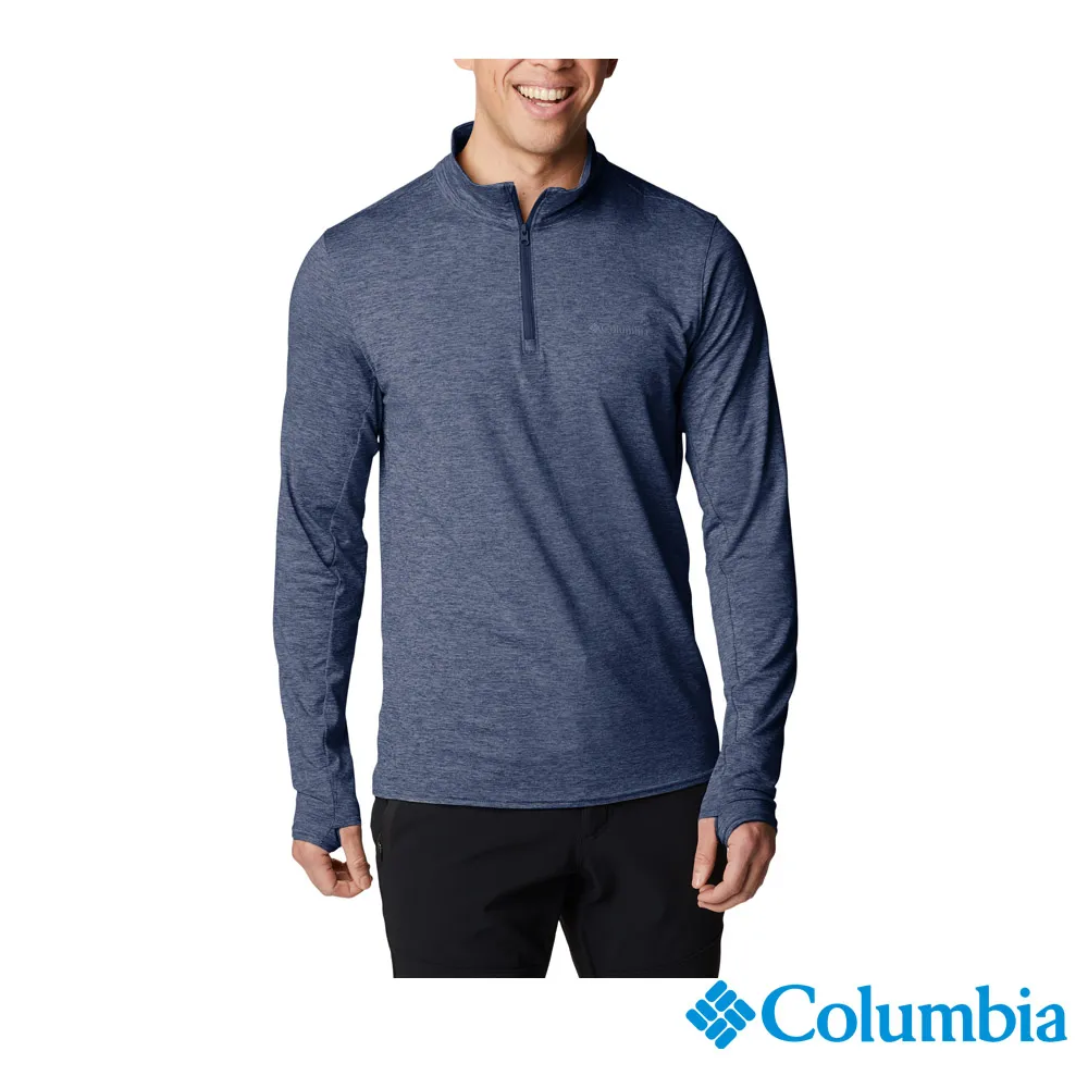 Columbia 哥倫比亞 男款 -保暖快排半開襟內著上衣-黑色 UAM63300BK/IF 歷史價格詳細信息