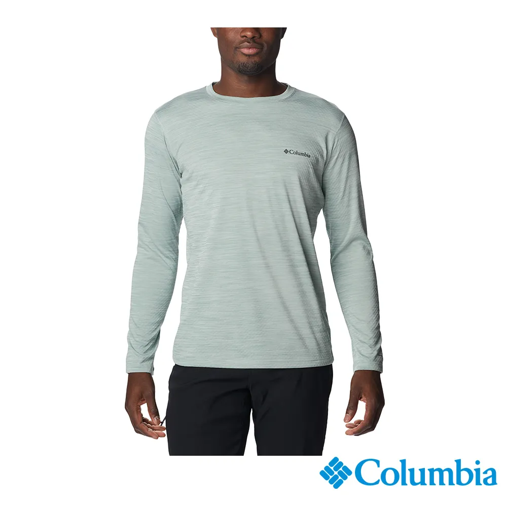 Columbia 哥倫比亞 男款 - UPF30長袖上衣-灰綠 UAE38490GG/IF 歷史價格詳細信息